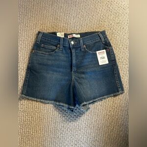 Signature by Levi Strauss Women's Jean Shorts - Dark Blue